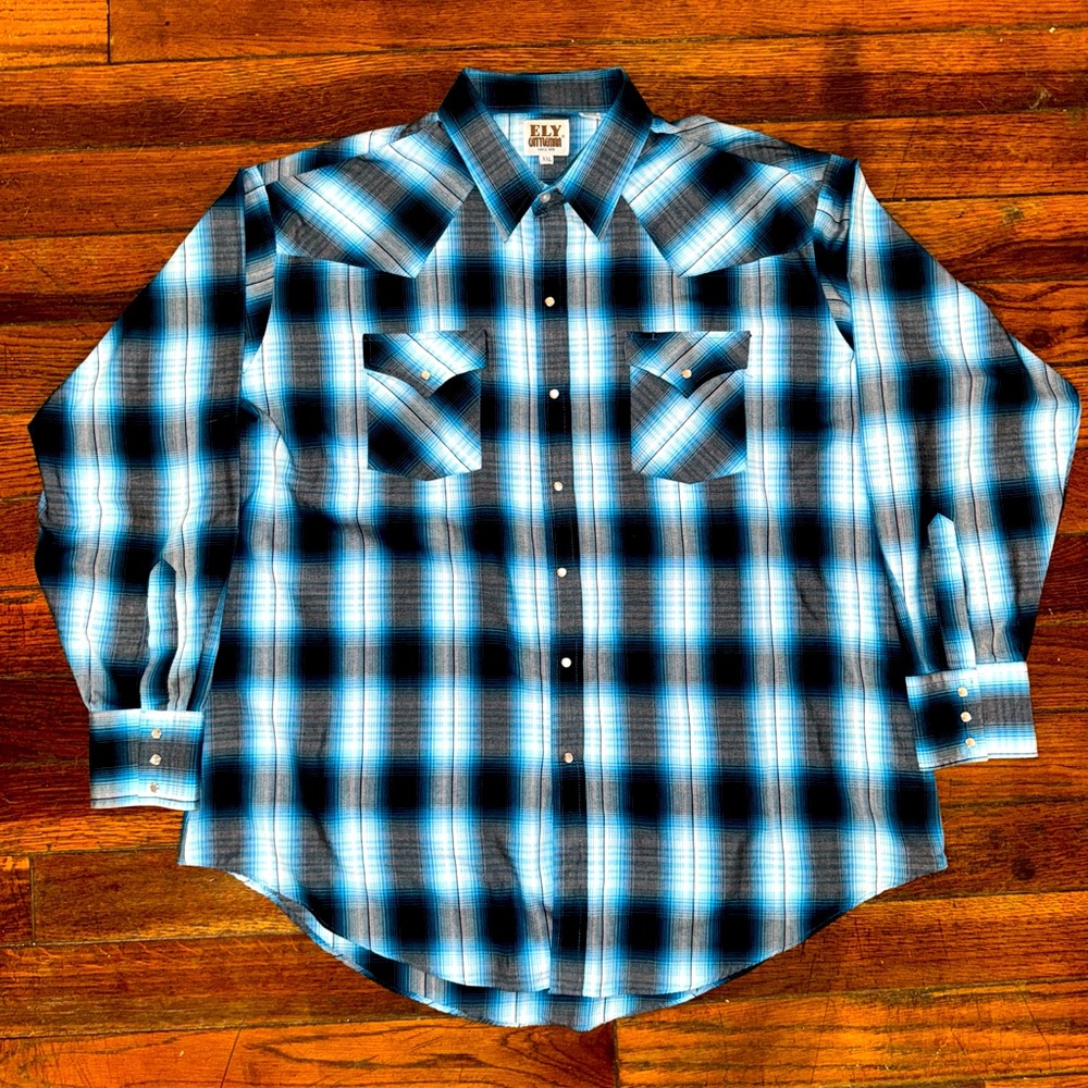 Ely Cattleman Pearl Snap Longsleeve Shirt